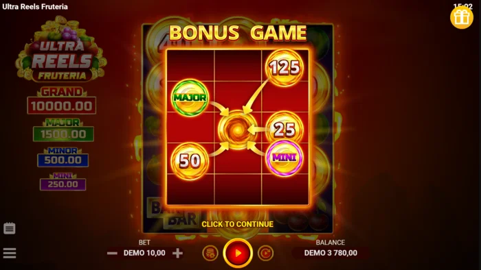Ultra Reels Fruteria - Lancement de la salle Hold and Win
